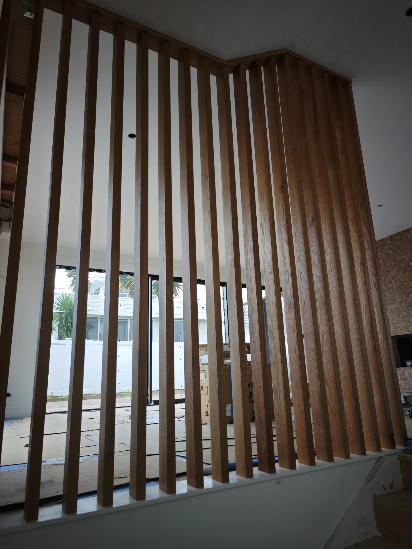 Oak Screen, 33 St Heliers — Progress photo