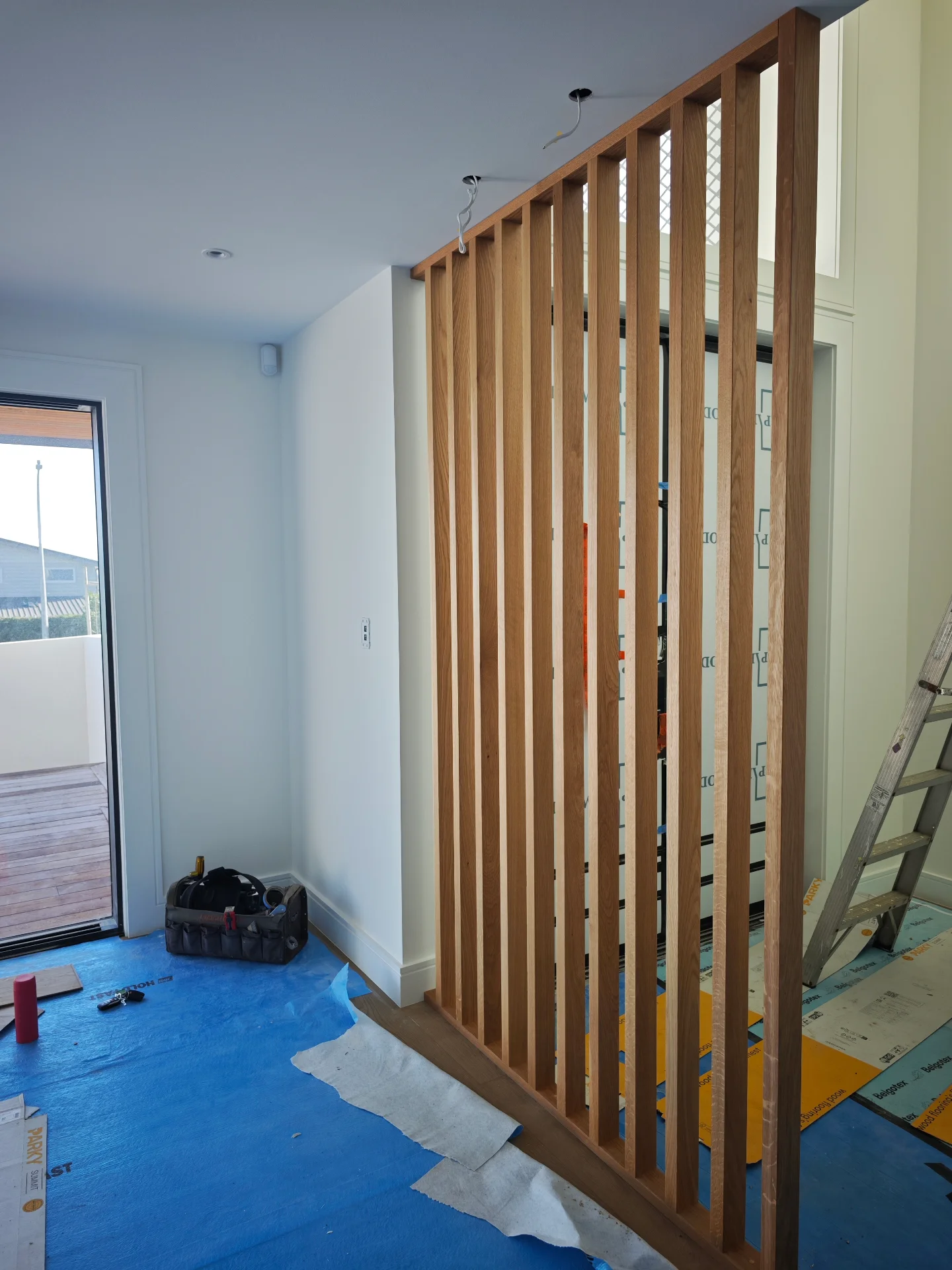 Oak Screen, 33 St Heliers — Progress photo