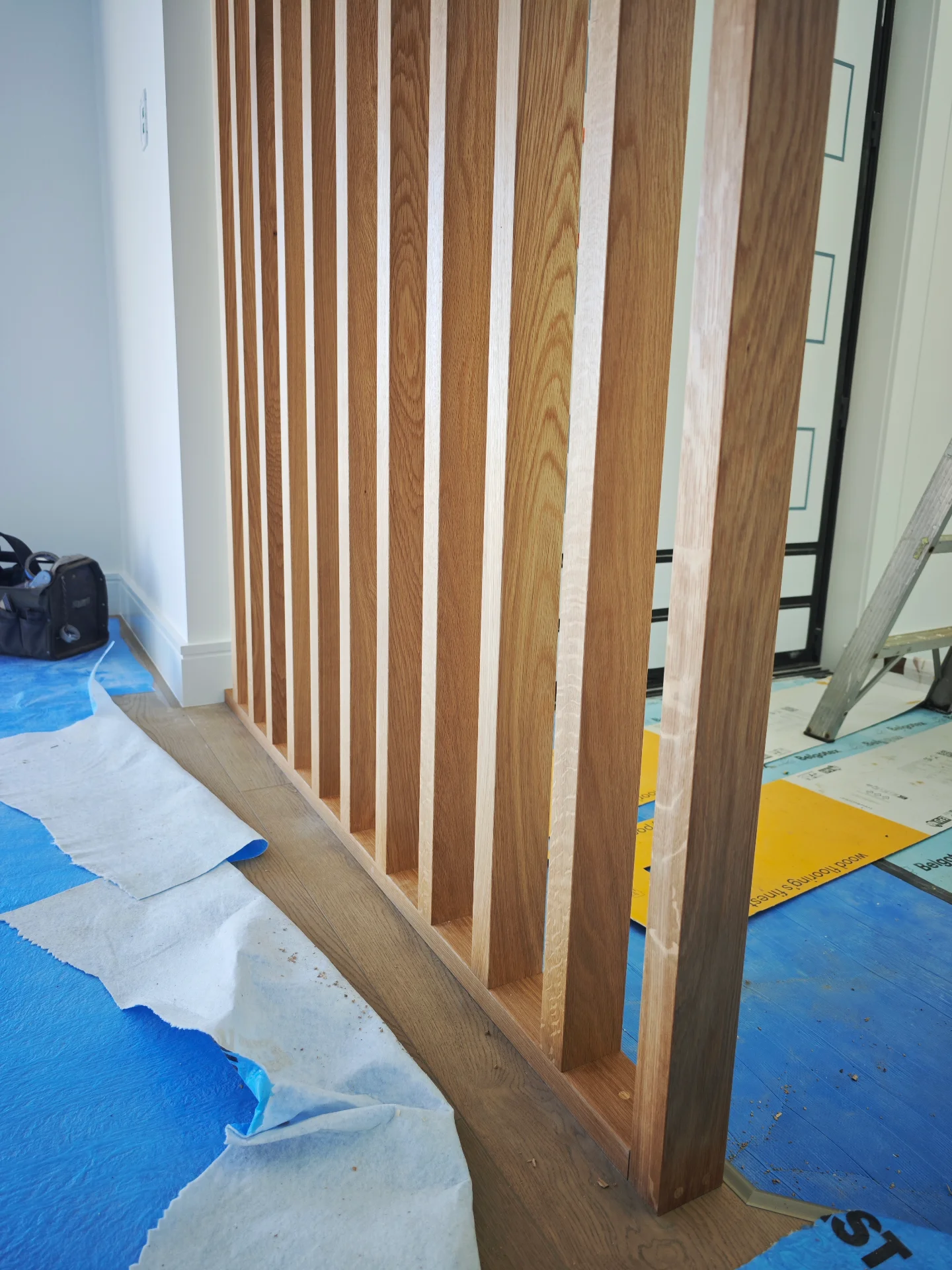 Oak Screen, 33 St Heliers — Progress photo