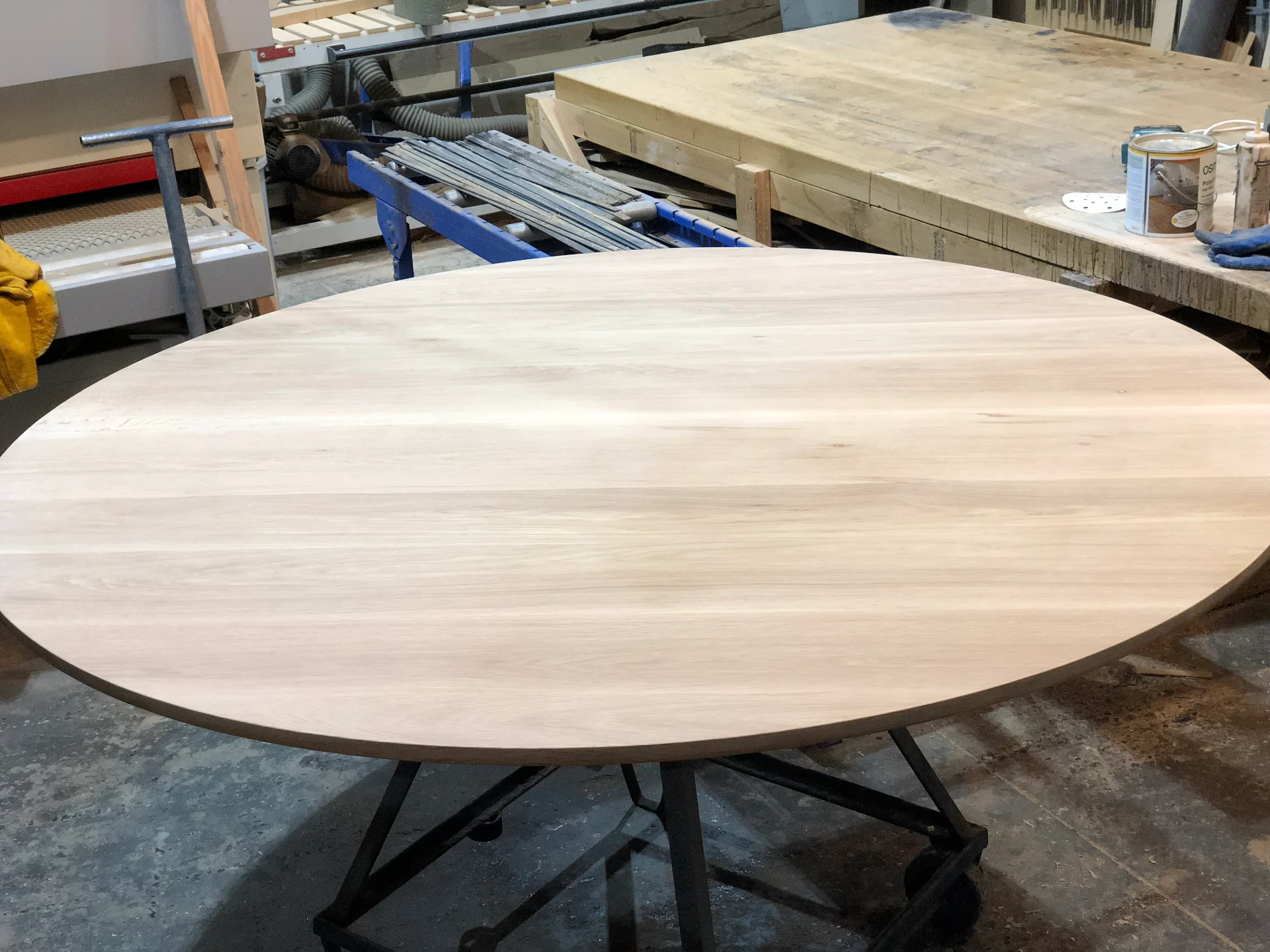 American White Oak Dinging table 1600 — Progress photo