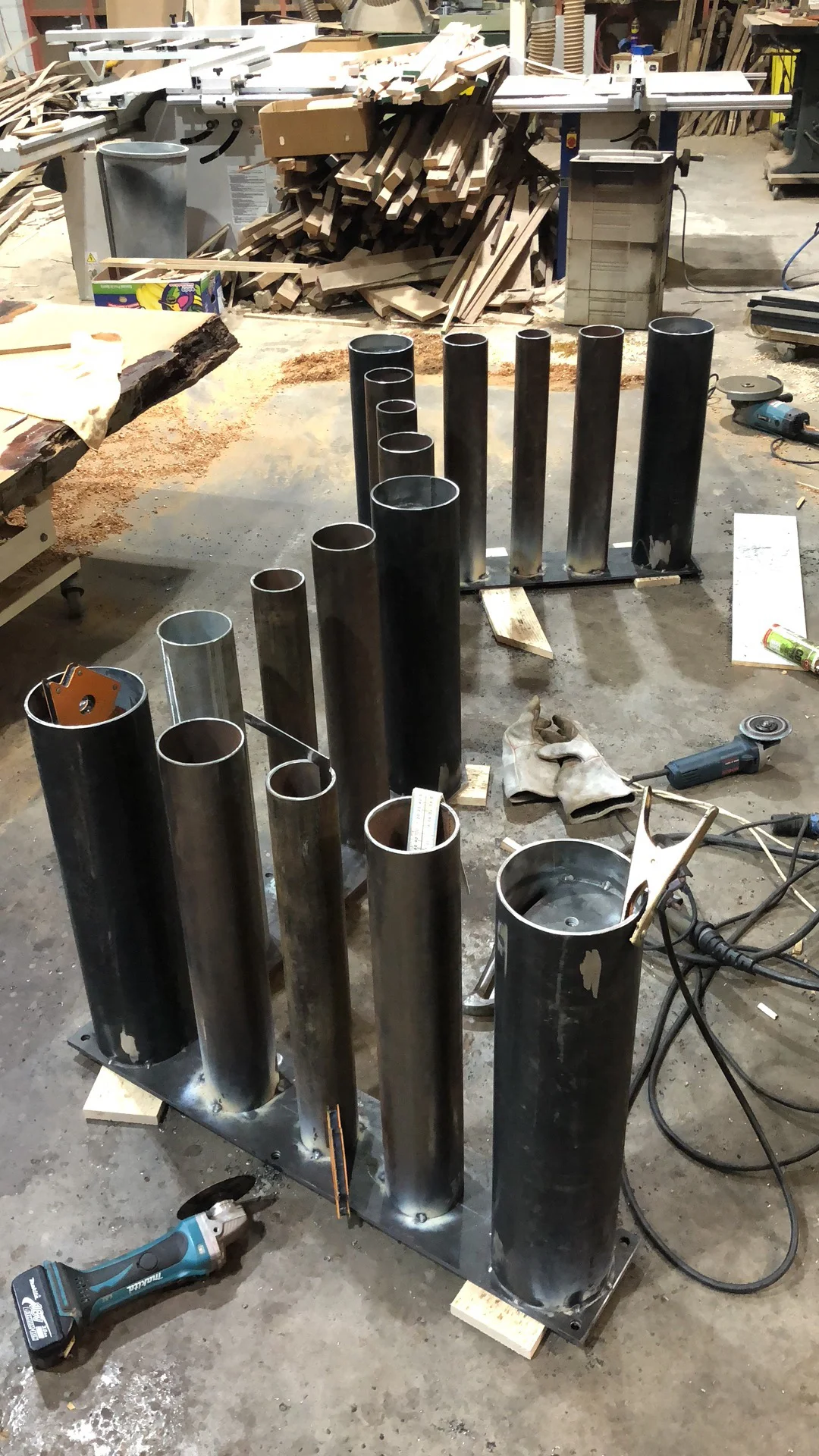 Ansheng's Swamp Kauri table — Progress photo