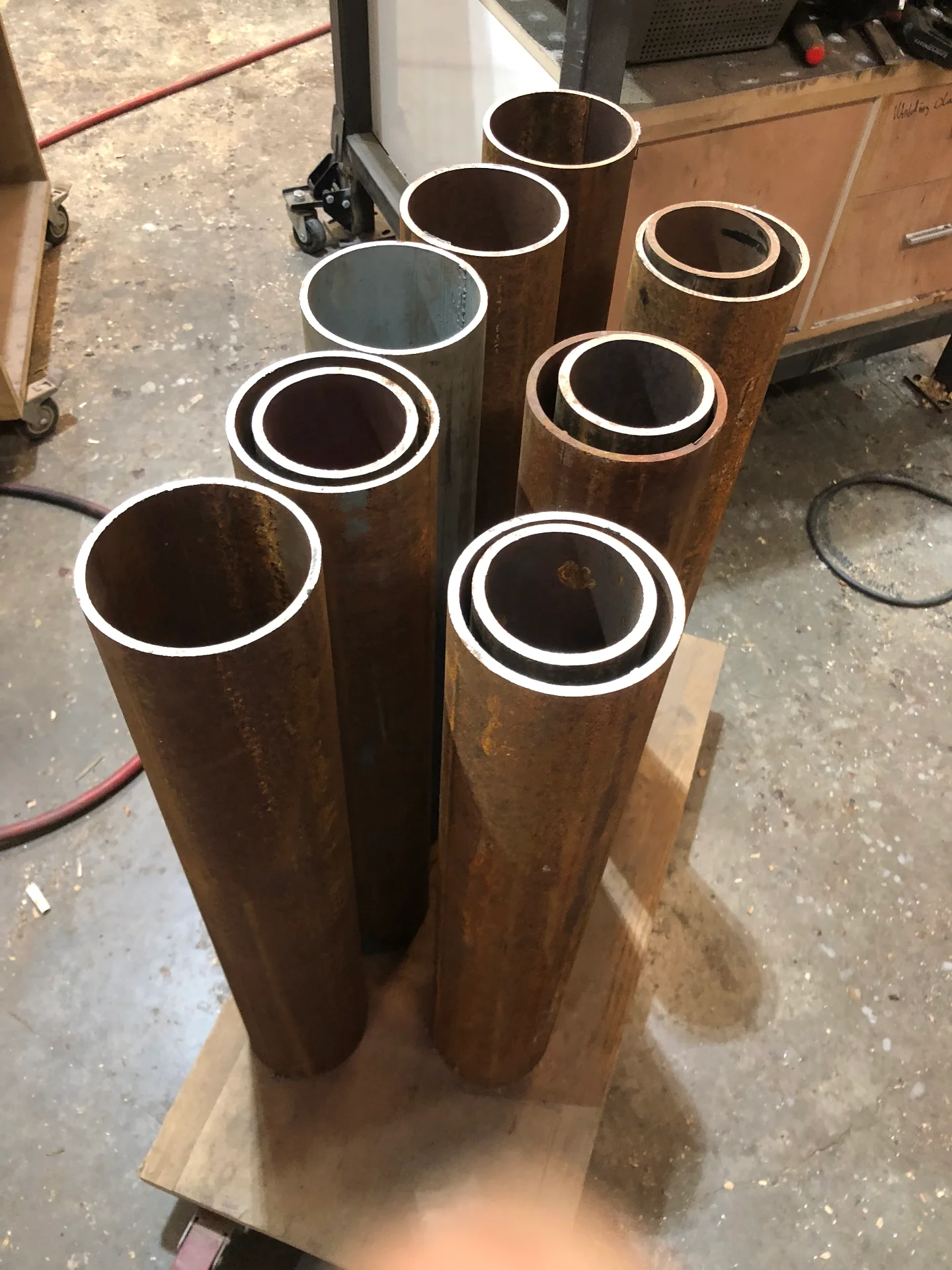 Ansheng's Swamp Kauri table — Progress photo