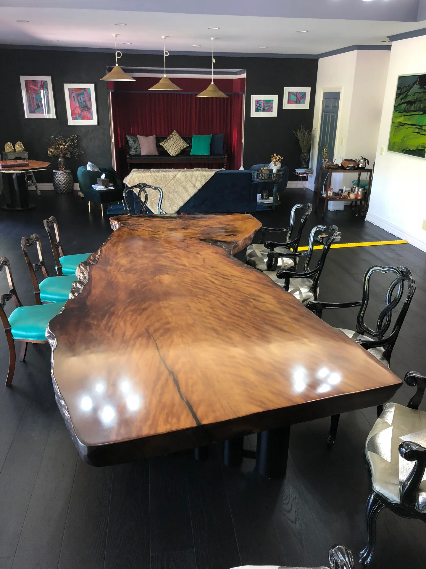 Ansheng's Swamp Kauri table — Progress photo
