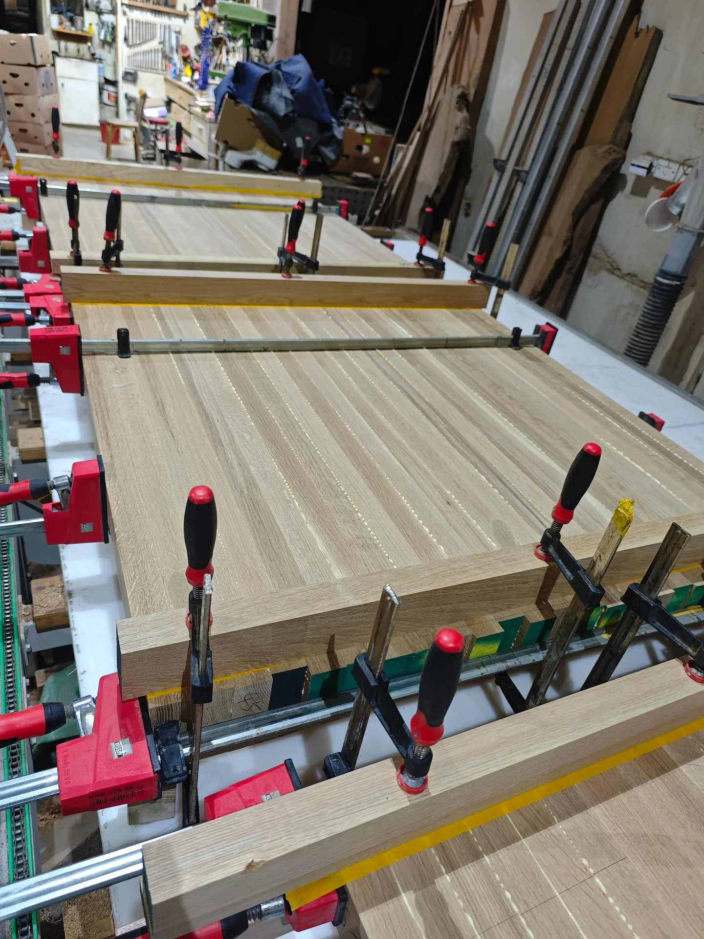 Floating stair treads in Armstrong Ave. — Progress photo
