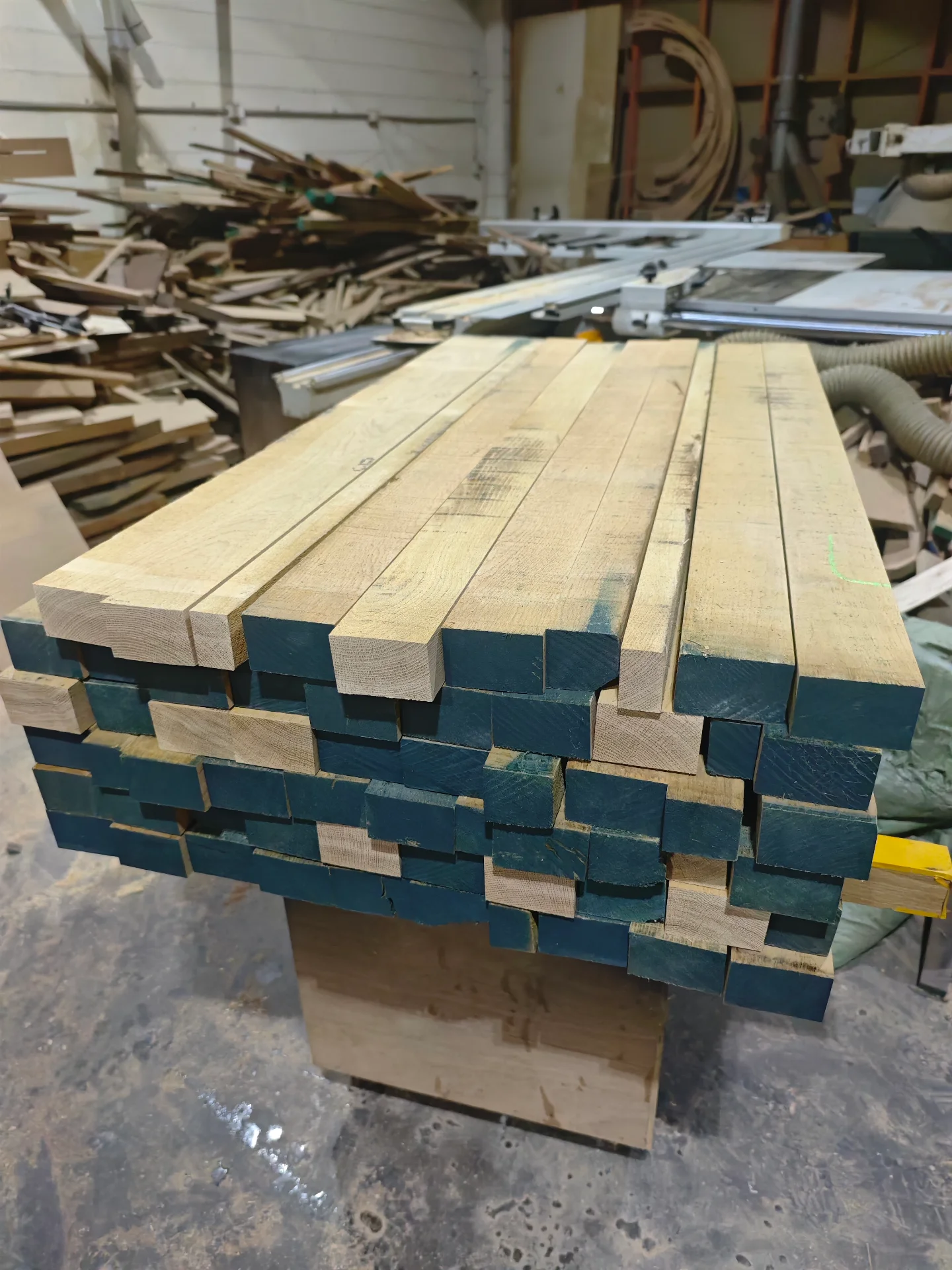 Floating stair treads in Armstrong Ave. — Progress photo