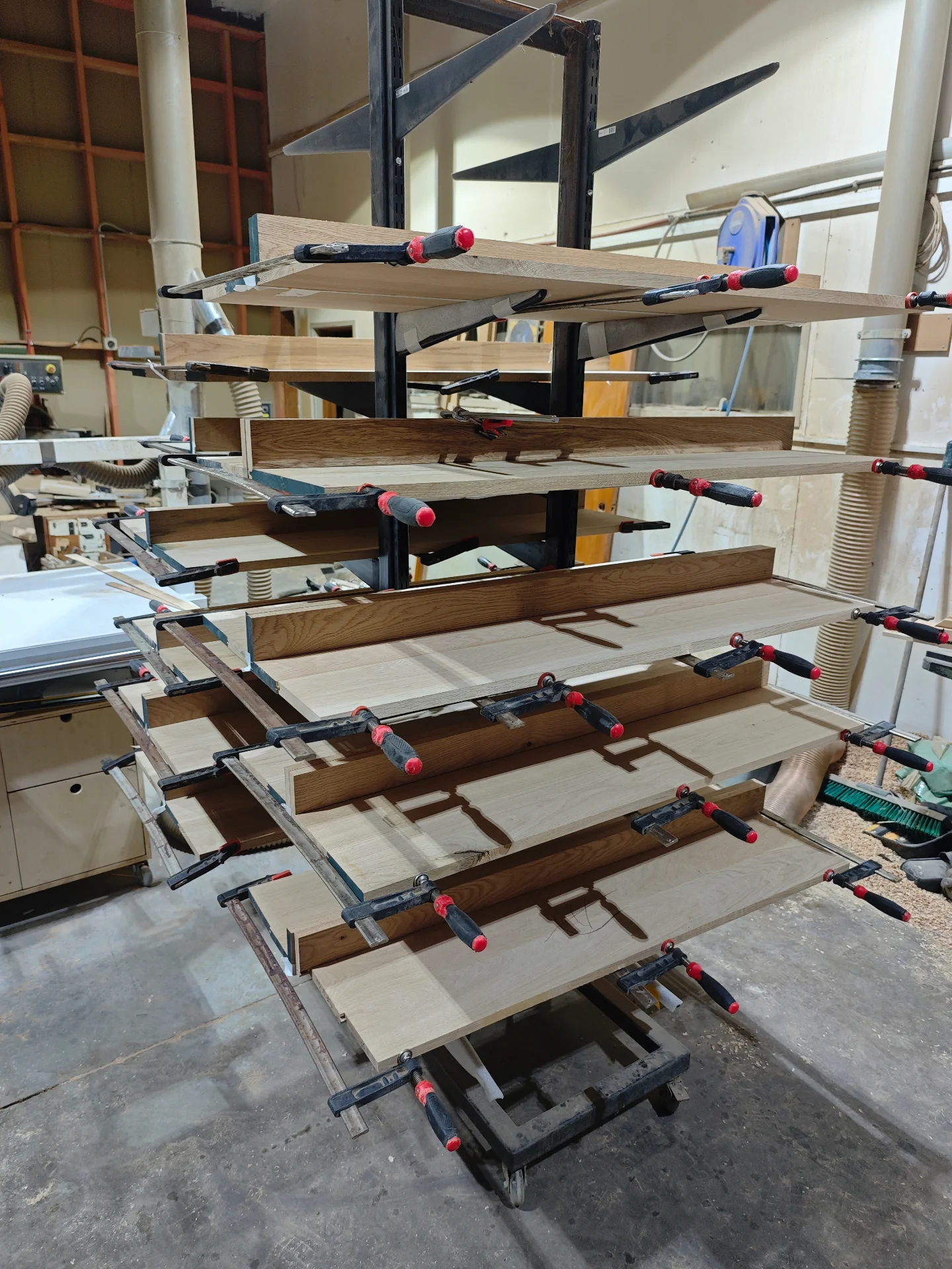 Floating stair treads in Armstrong Ave. — Progress photo