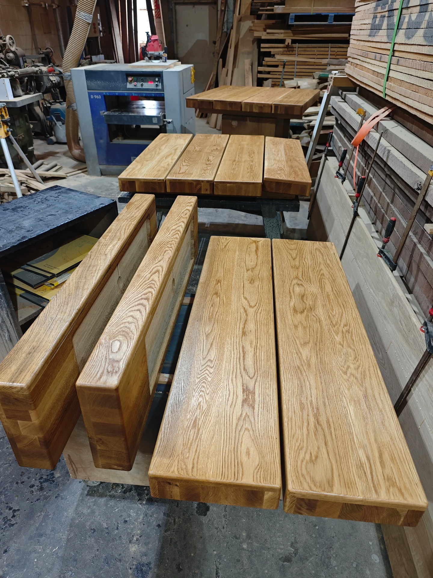 Floating stair treads in Armstrong Ave. — Progress photo