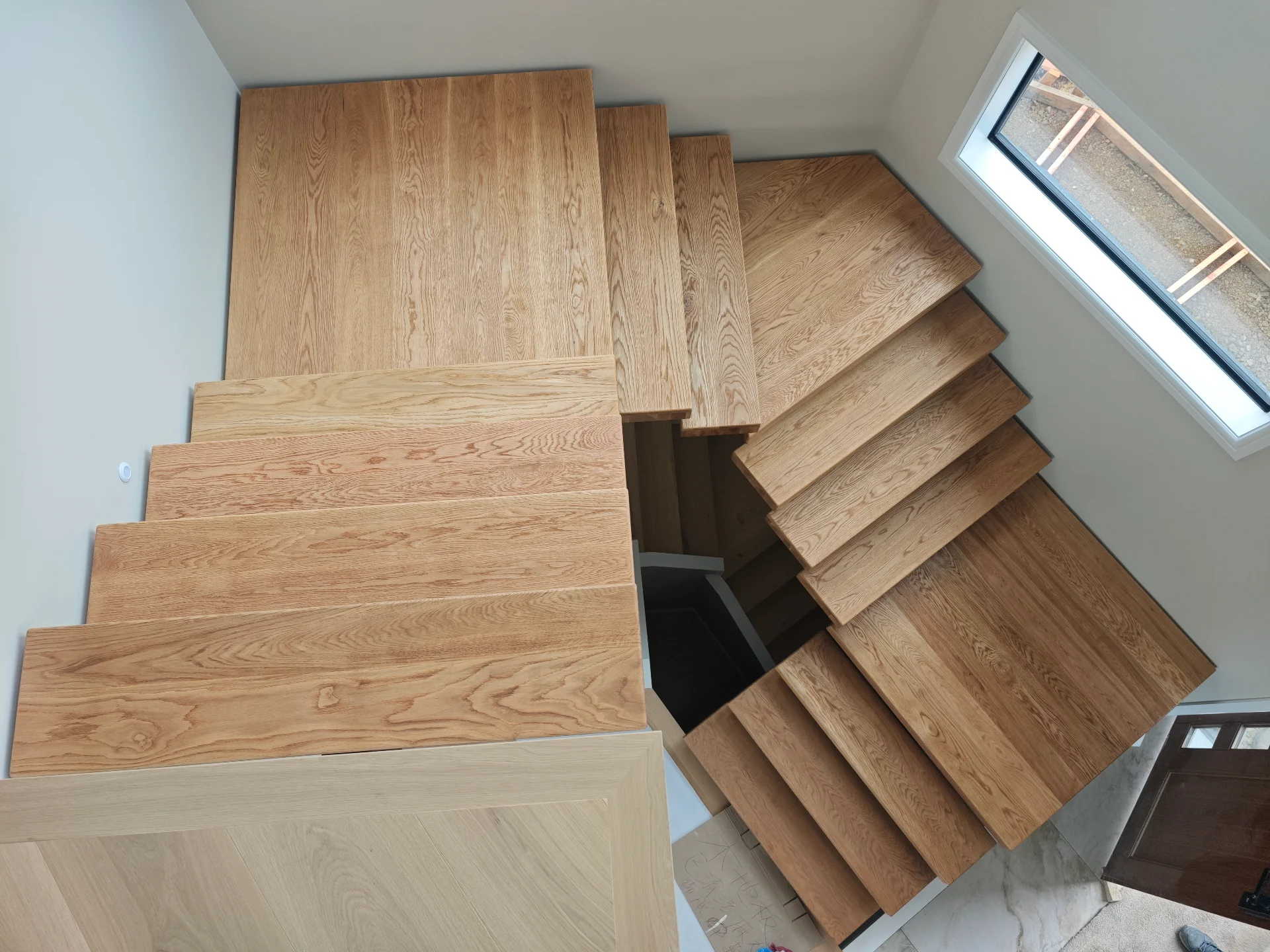 Floating stair treads in Armstrong Ave.