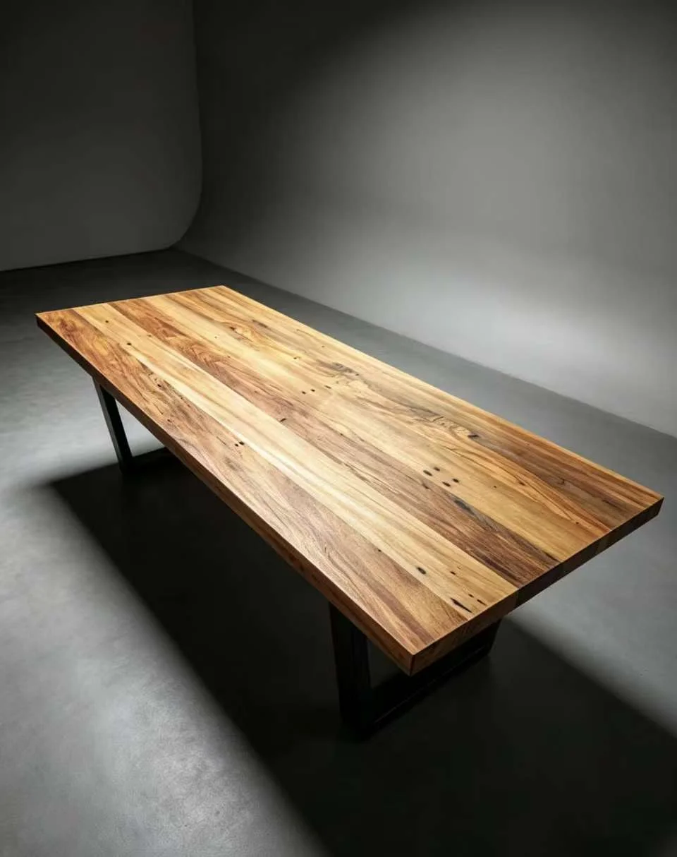 Hayley recycled rimu dining table — Bespoke Furniture