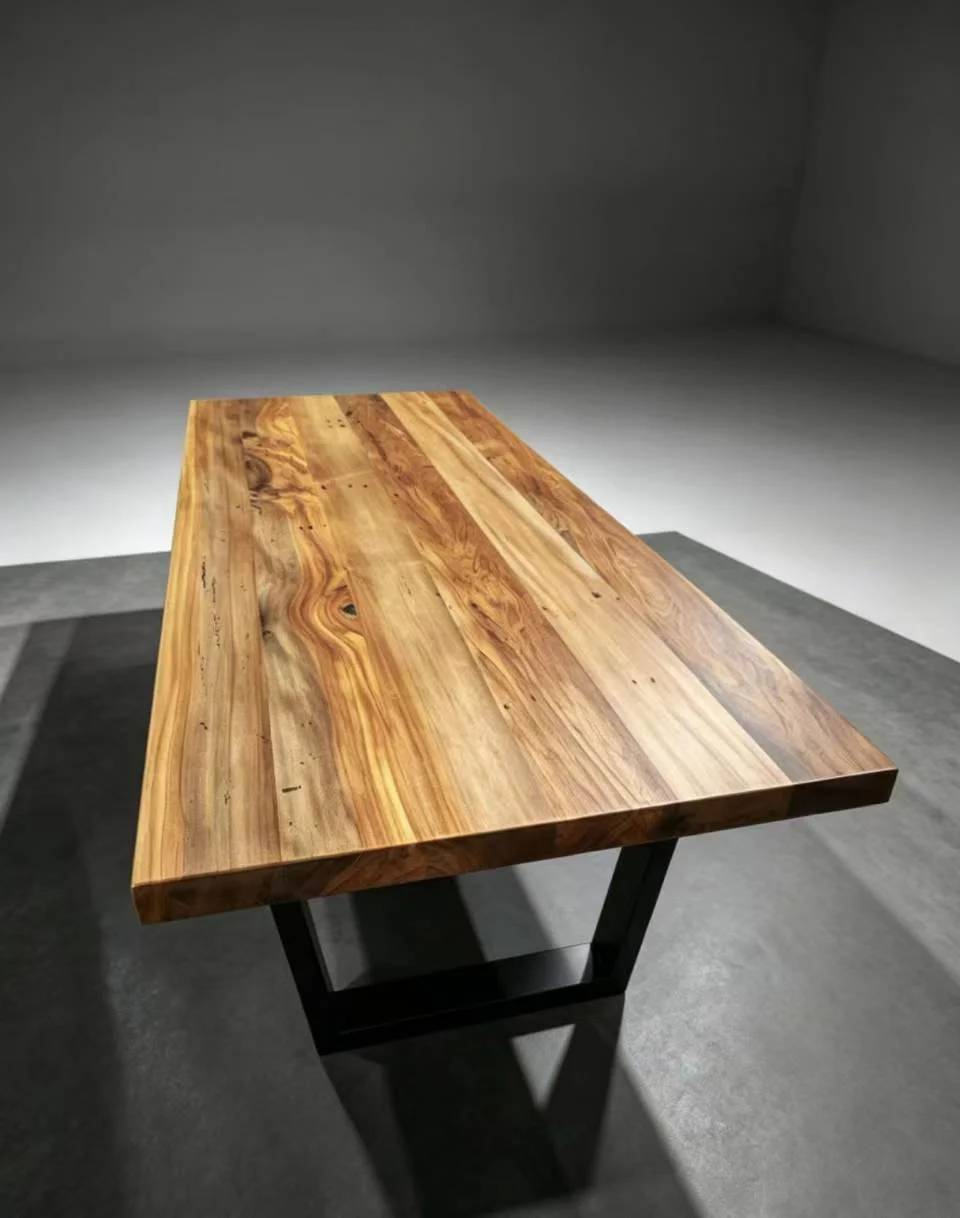 Hayley recycled rimu dining table — Progress photo