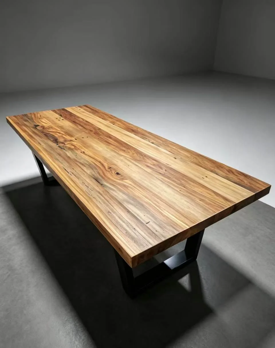Hayley recycled rimu dining table — Progress photo